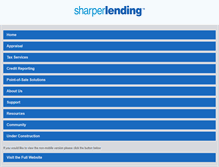 Tablet Screenshot of corp.sharperlending.com